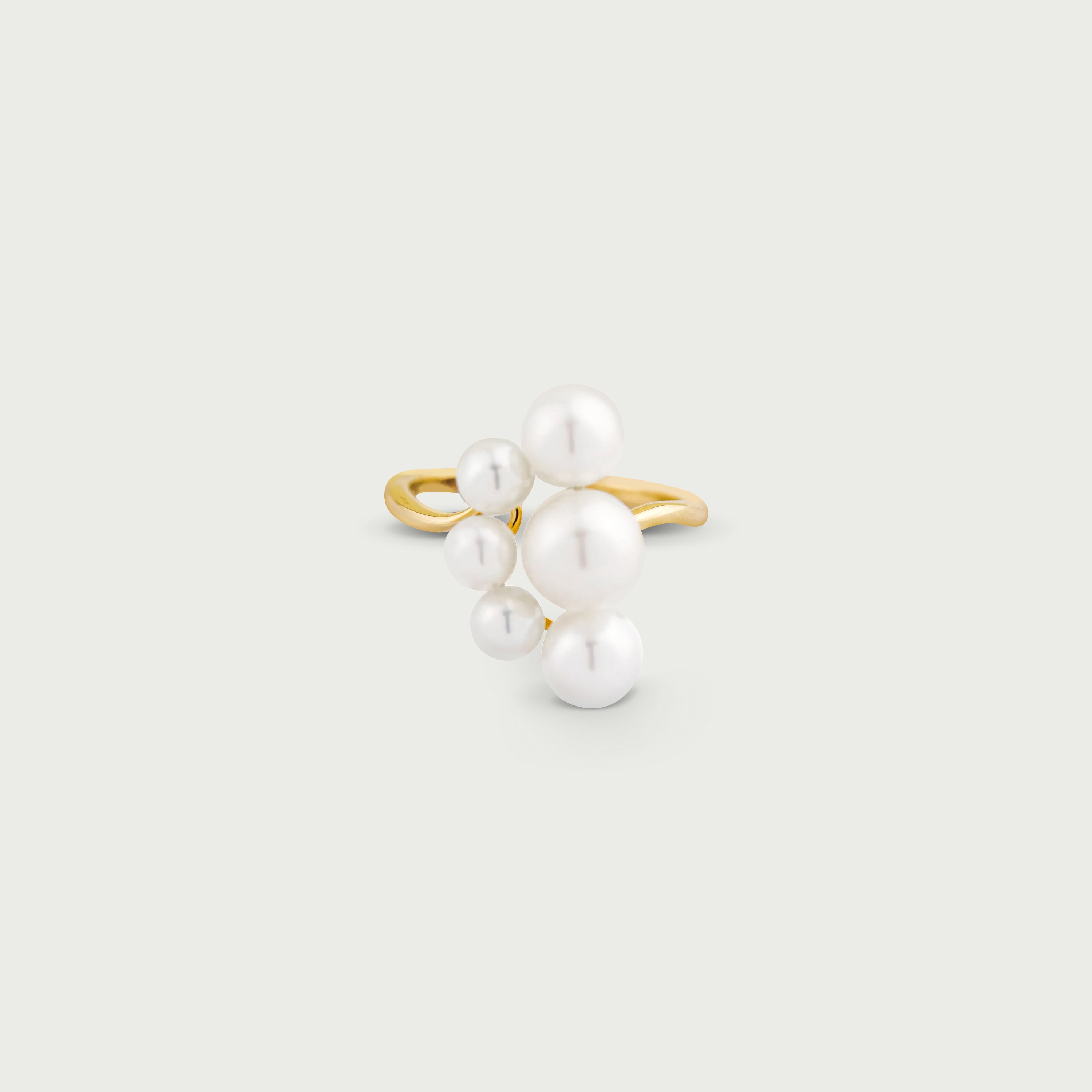 Sea Nymph Six Pearl Ring