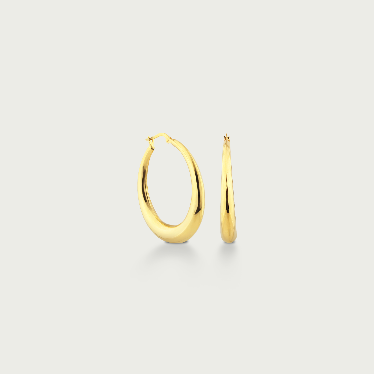 Set the Tone Gold Hoop Earrings