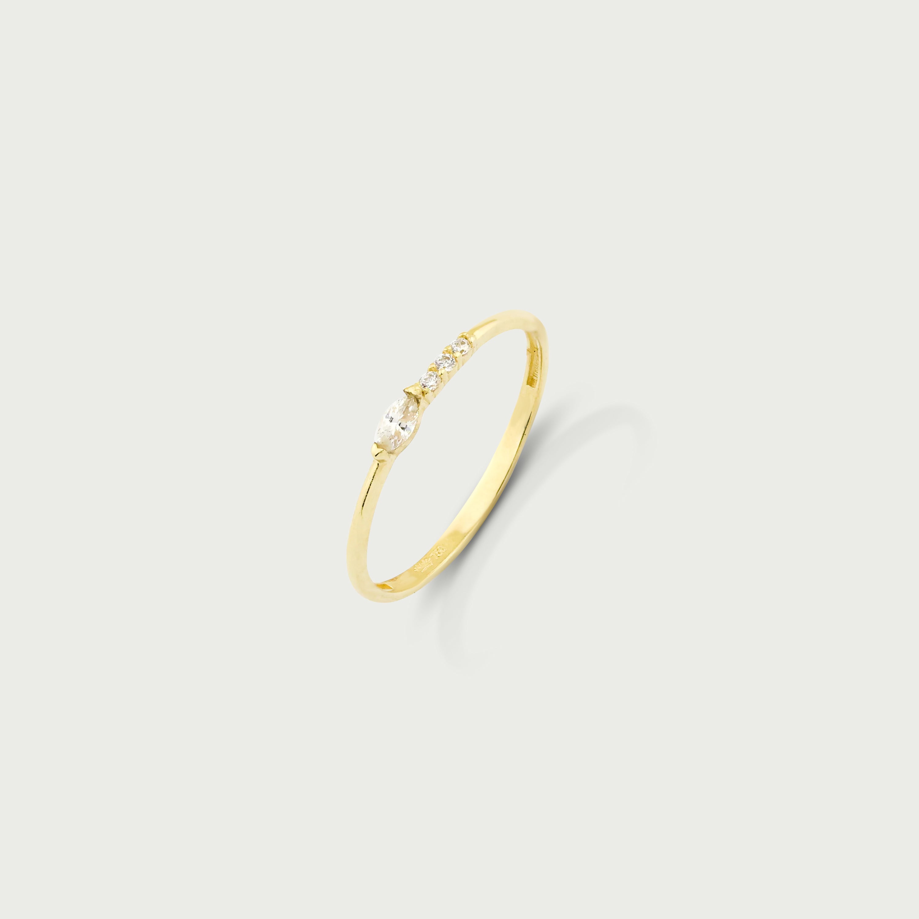 Signature Move Four Gold Ring
