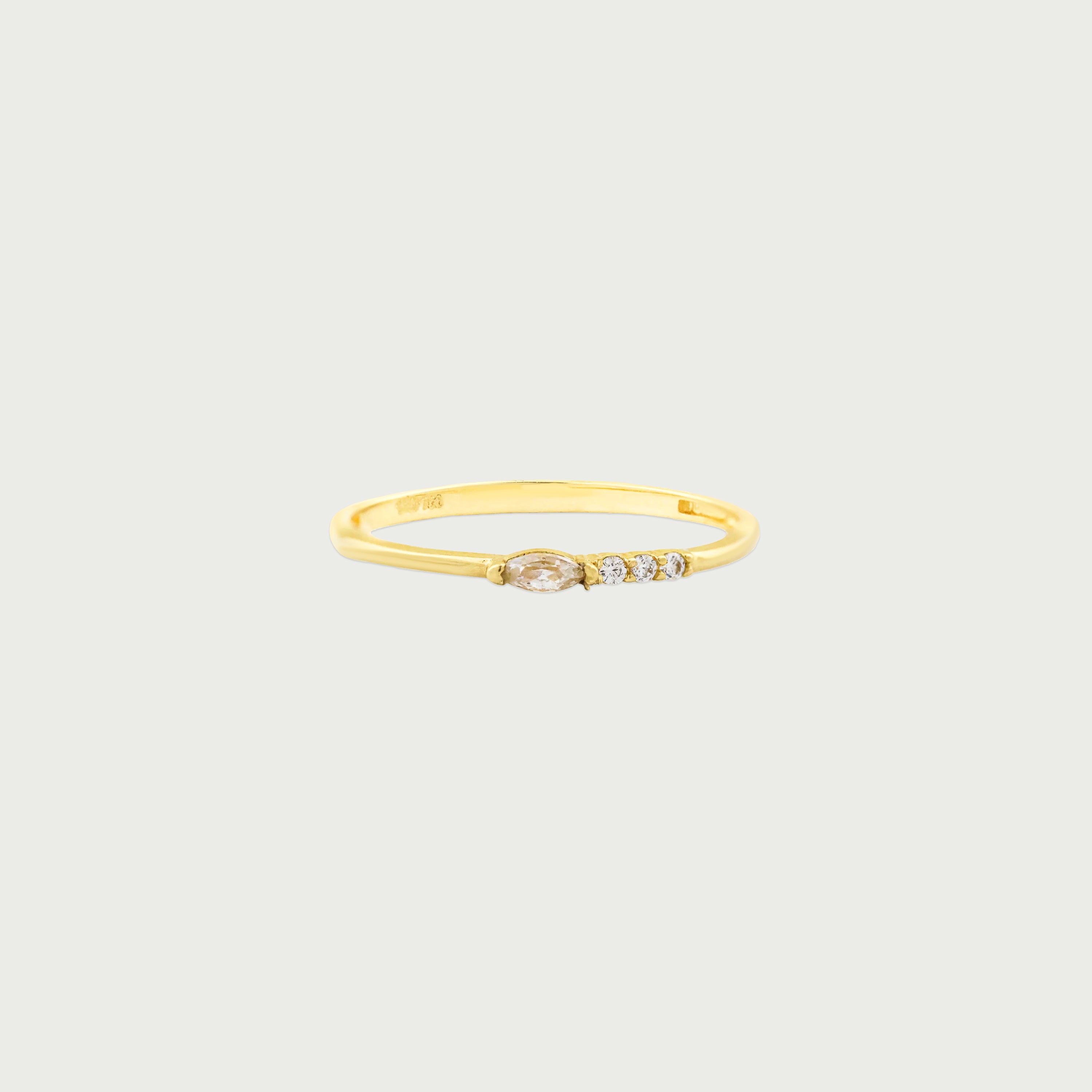 Signature Move Four Gold Ring