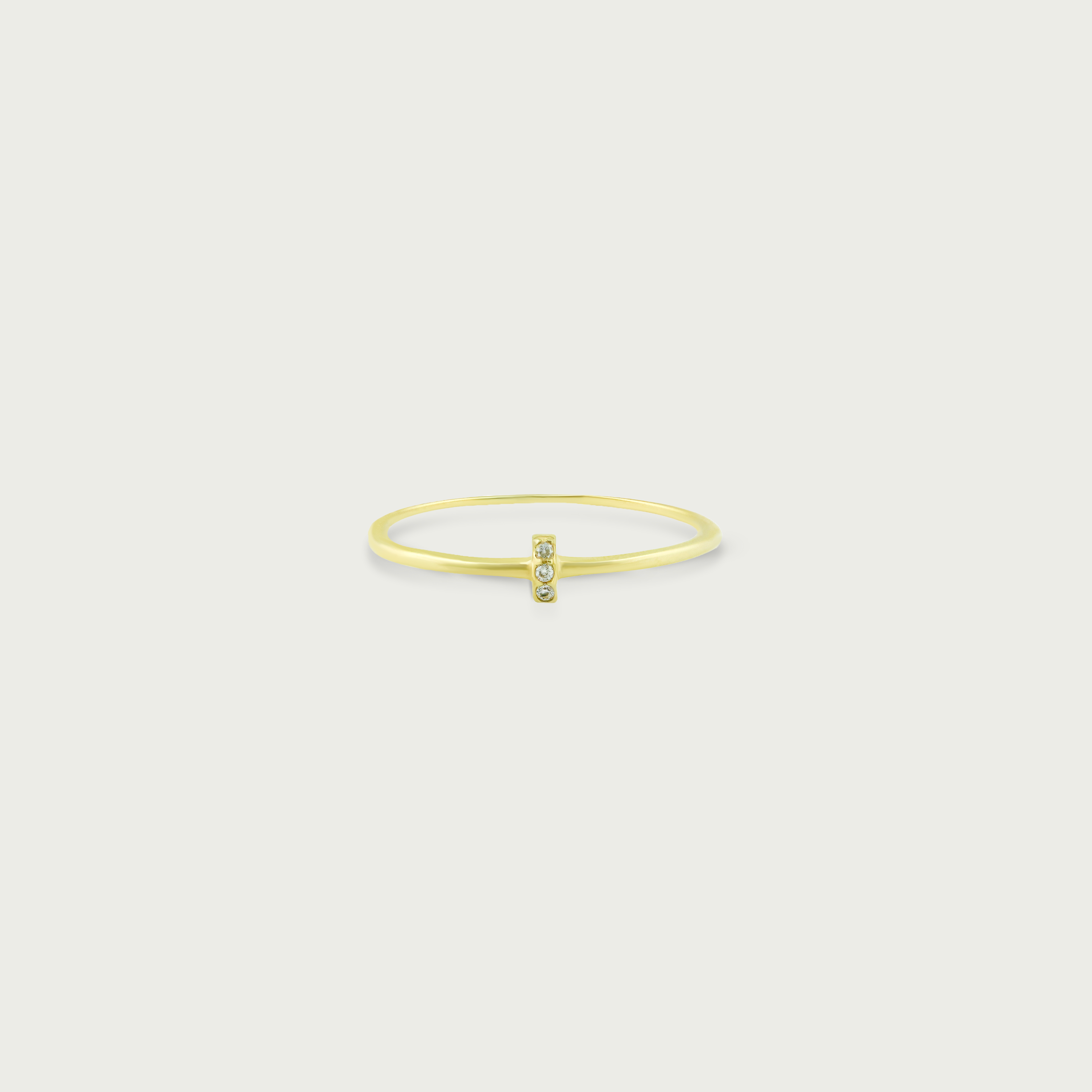 Sleek Move Three Gold Ring
