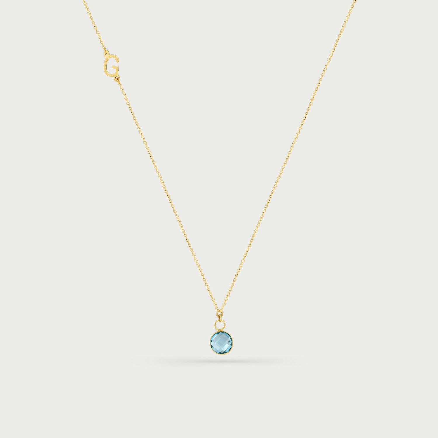 Sofia Necklace with Birthstone Charm