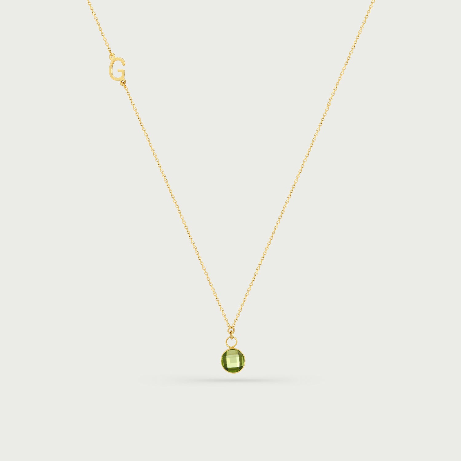 Sofia Necklace with Birthstone Charm