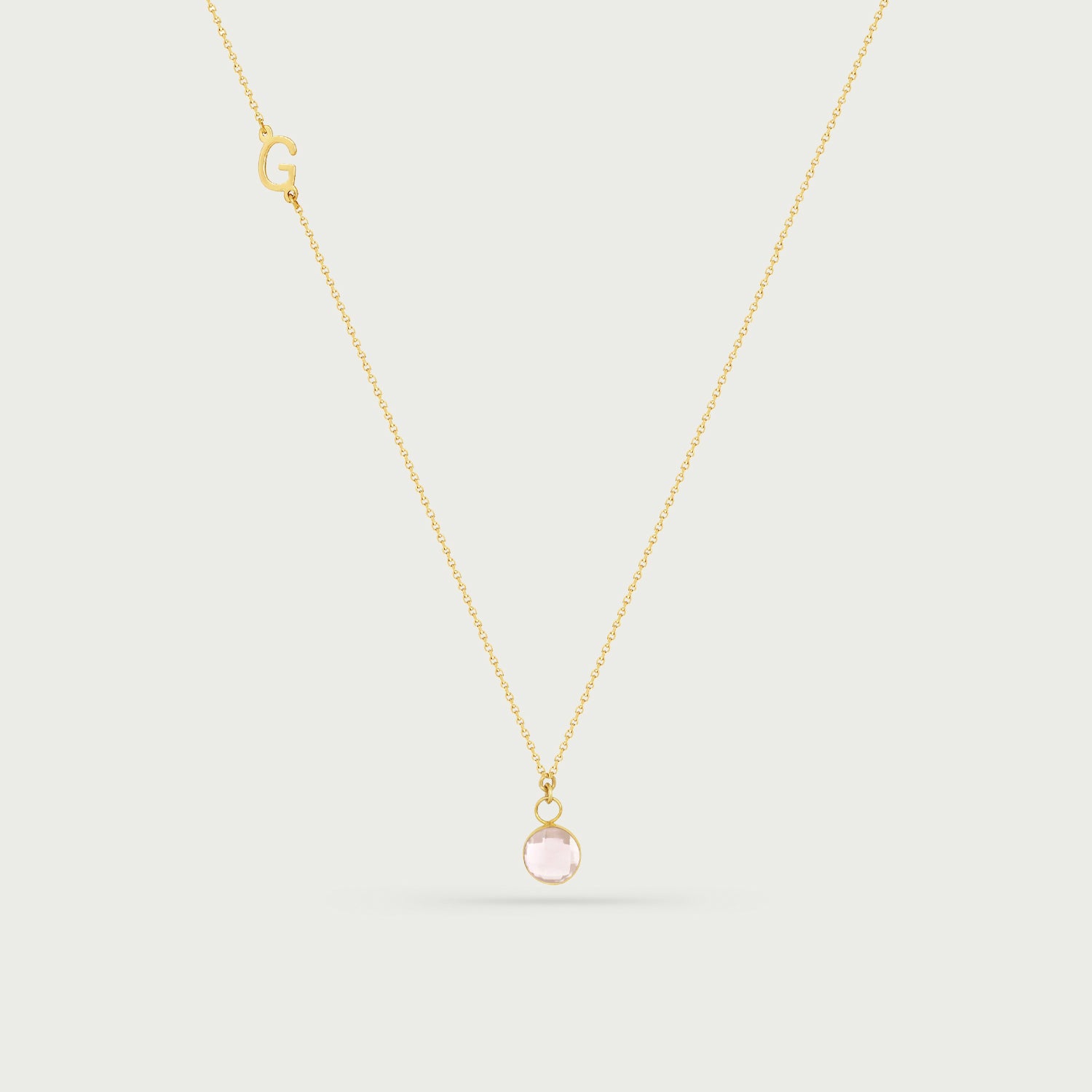 Sofia Necklace with Birthstone Charm