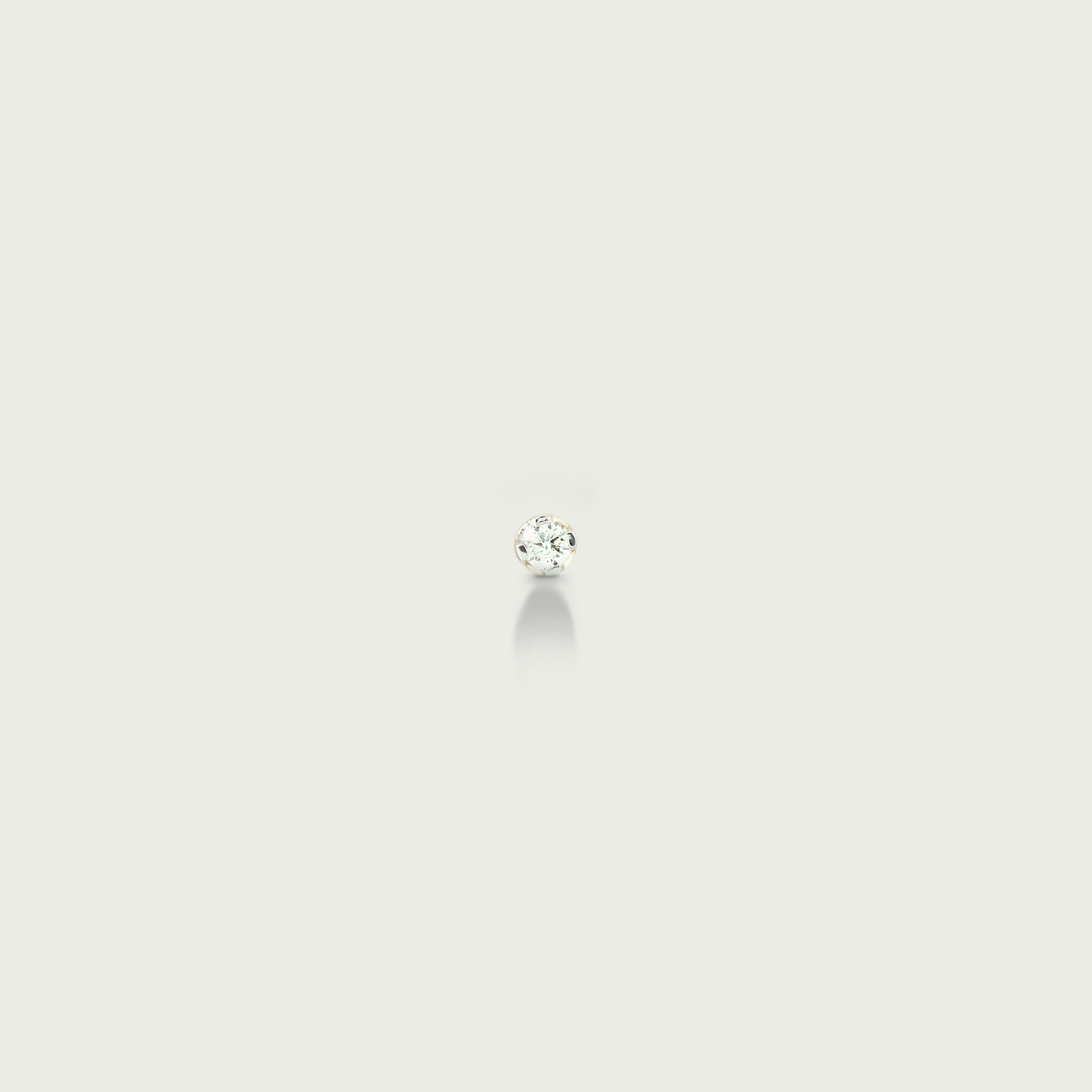 Stellar Solitude Bloom Diamond Stud Earrings