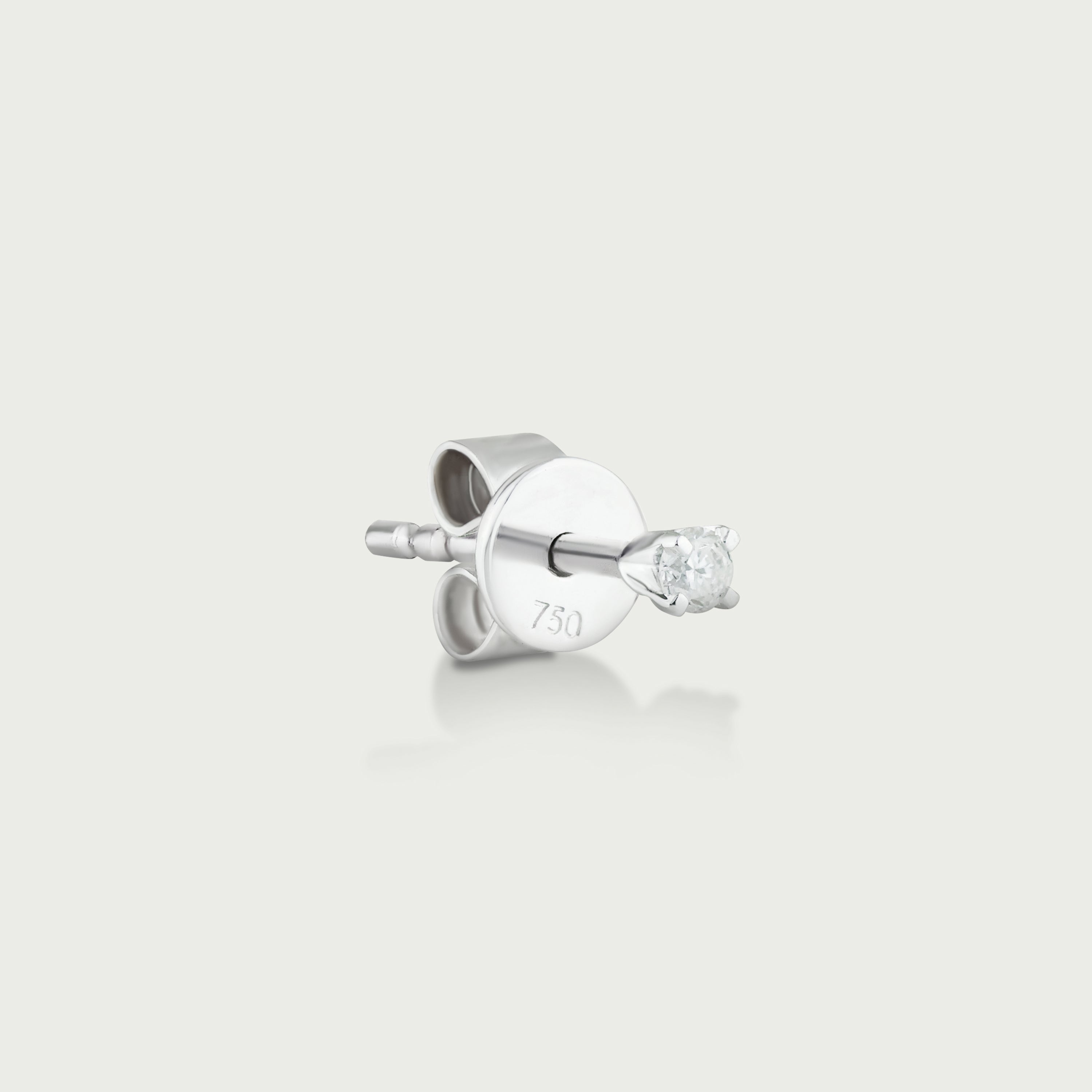 Stellar Solitude Radiance Diamond Stud Earrings
