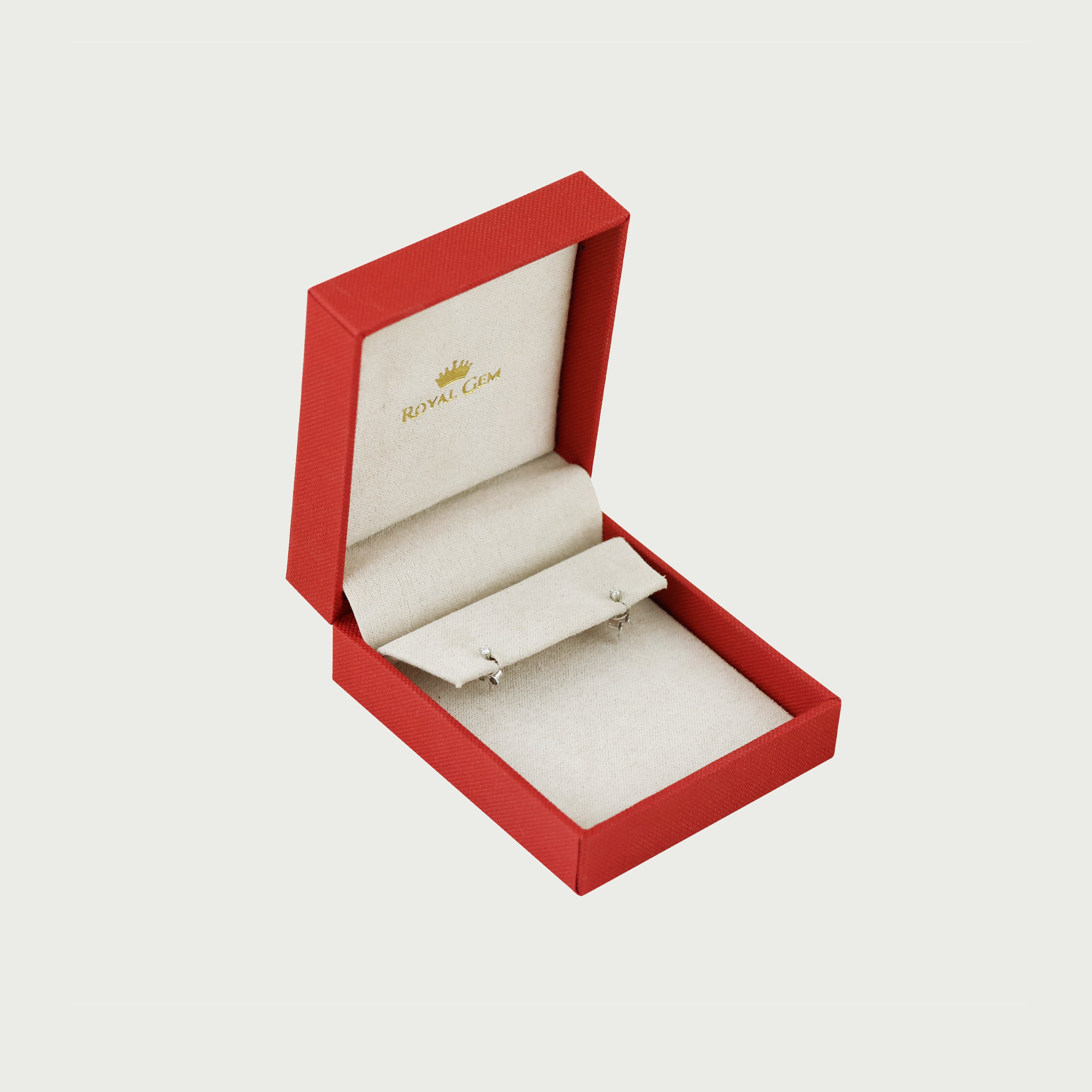 Stellar Solitude Radiance Diamond Stud Earrings