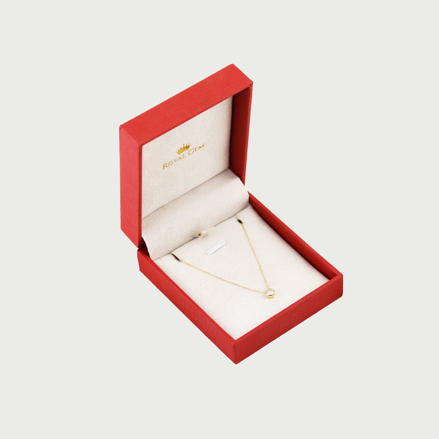 Stellar Solitude Beam Diamond Necklace