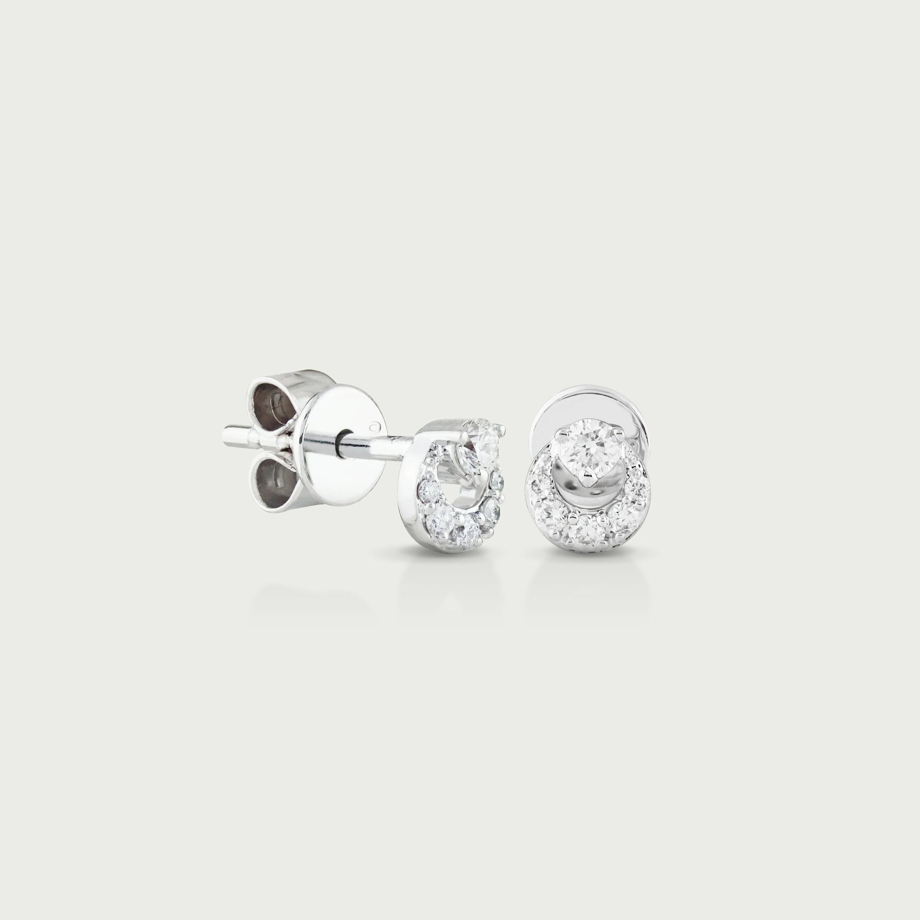 Stellar Solace Diamond Stud Earrings