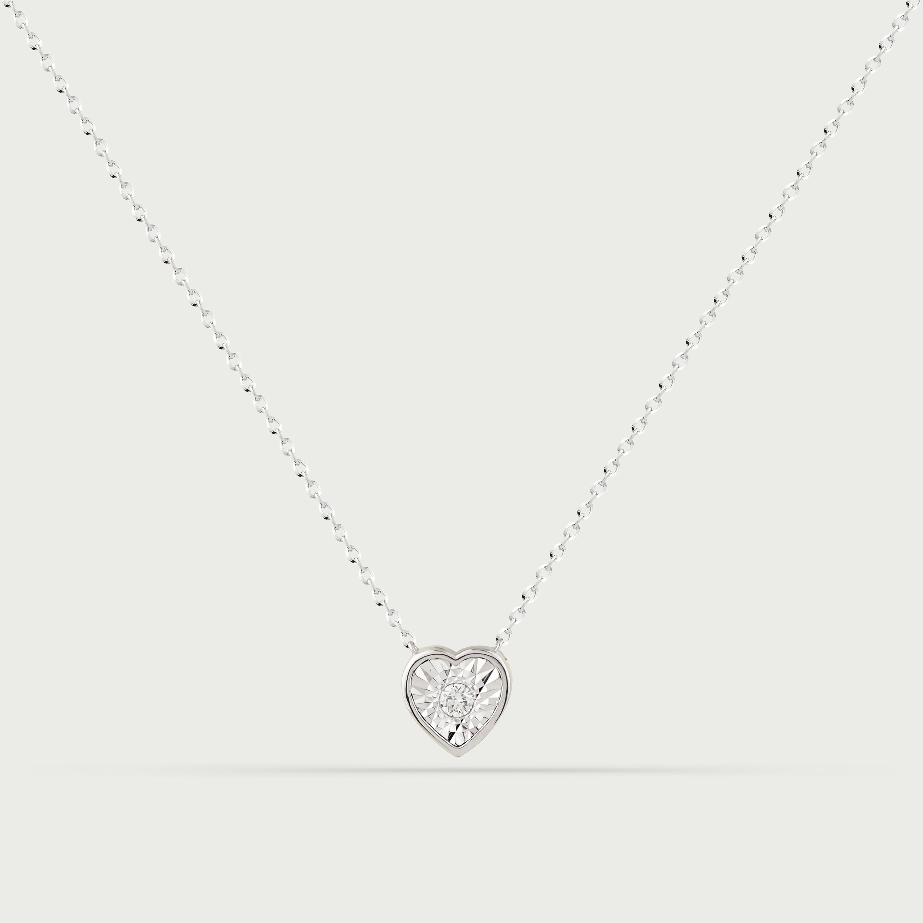 Stellar Solitude Spark Diamond Necklace