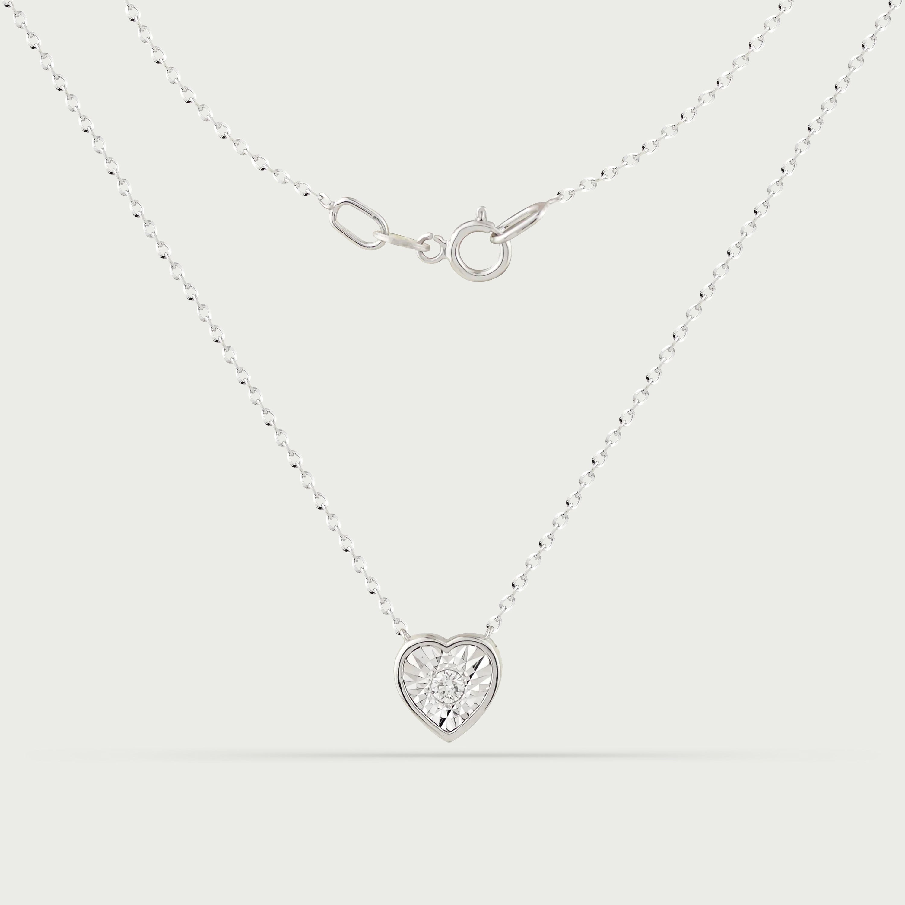 Stellar Solitude Spark Diamond Necklace