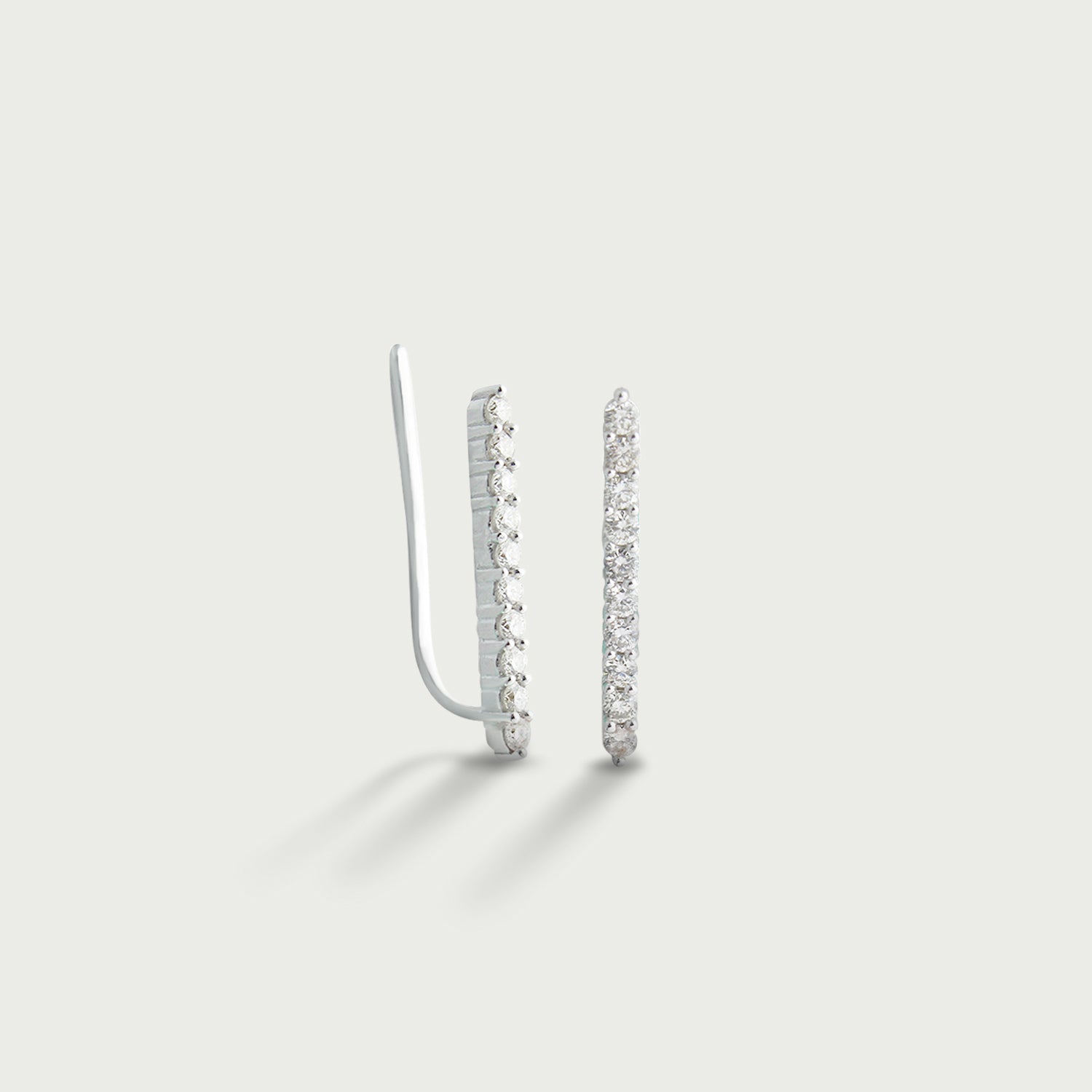 Strand Symphony Diamond Crawler Earrings