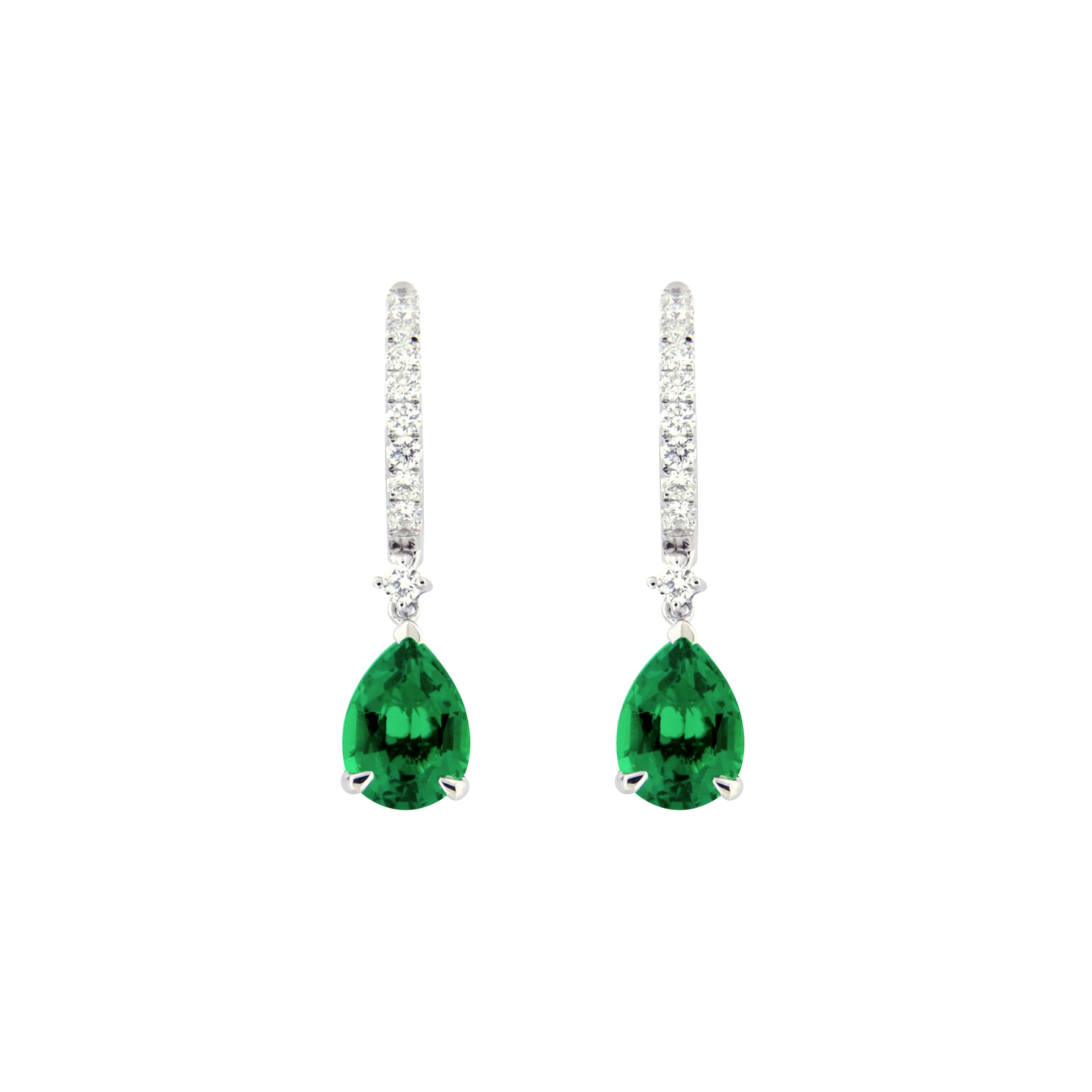 Classic Allure Gemstone Dangling Earrings