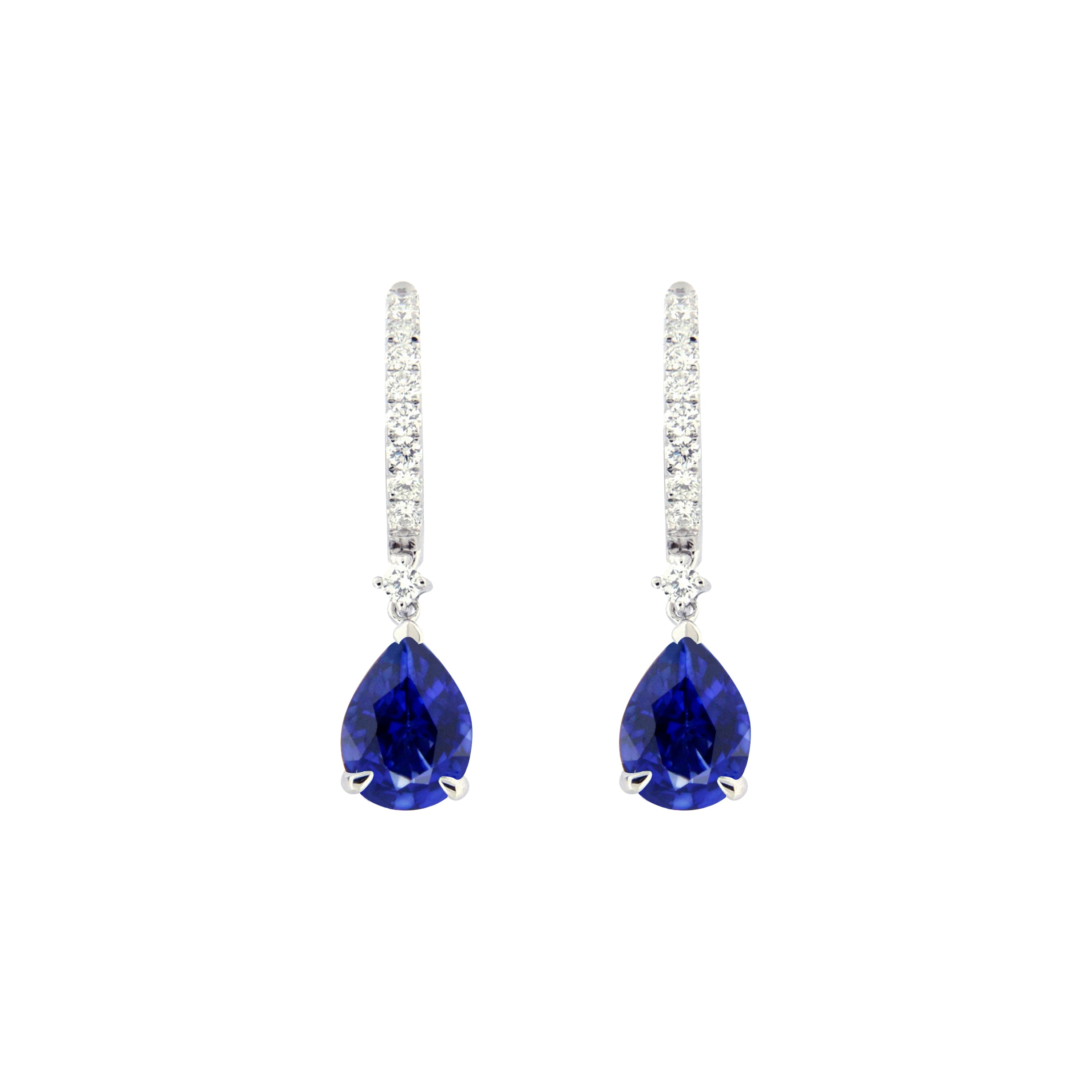 Classic Allure Gemstone Dangling Earrings