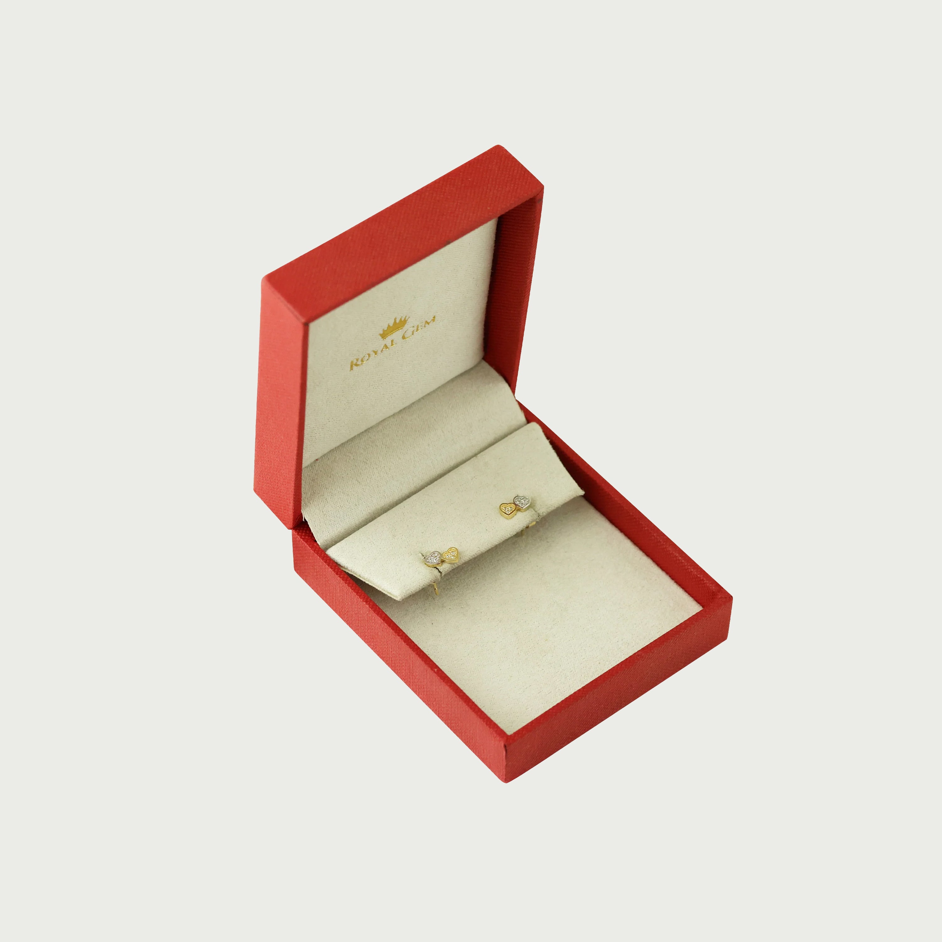 Ti Amo Gold Stud Earrings
