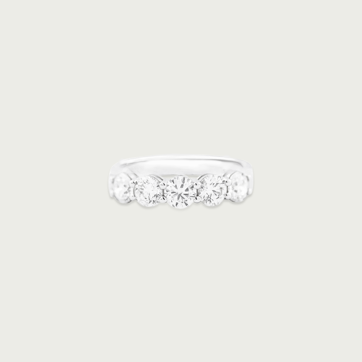 Timeless Bond Diamond Half Eternity Ring