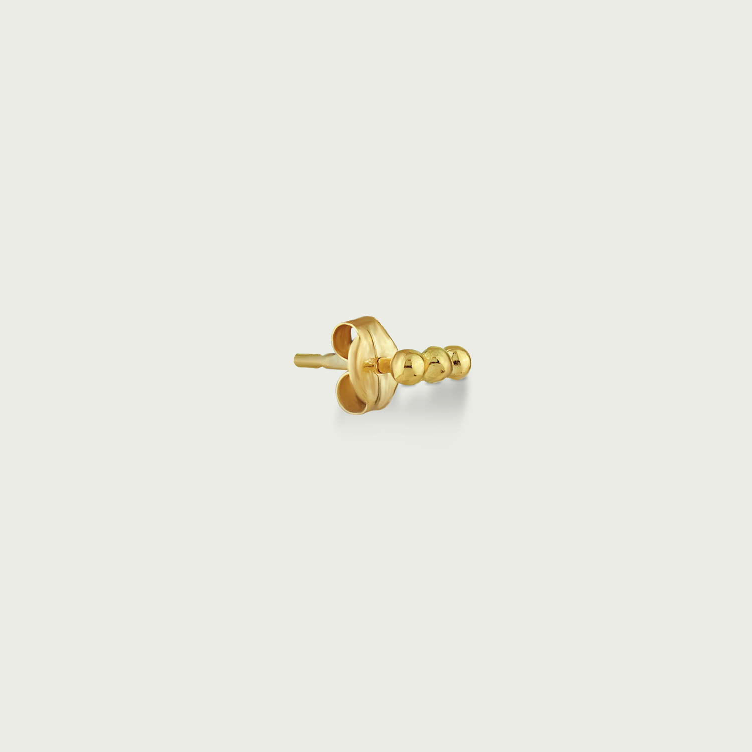 Tiny Bubbles Gold Stud Earrings