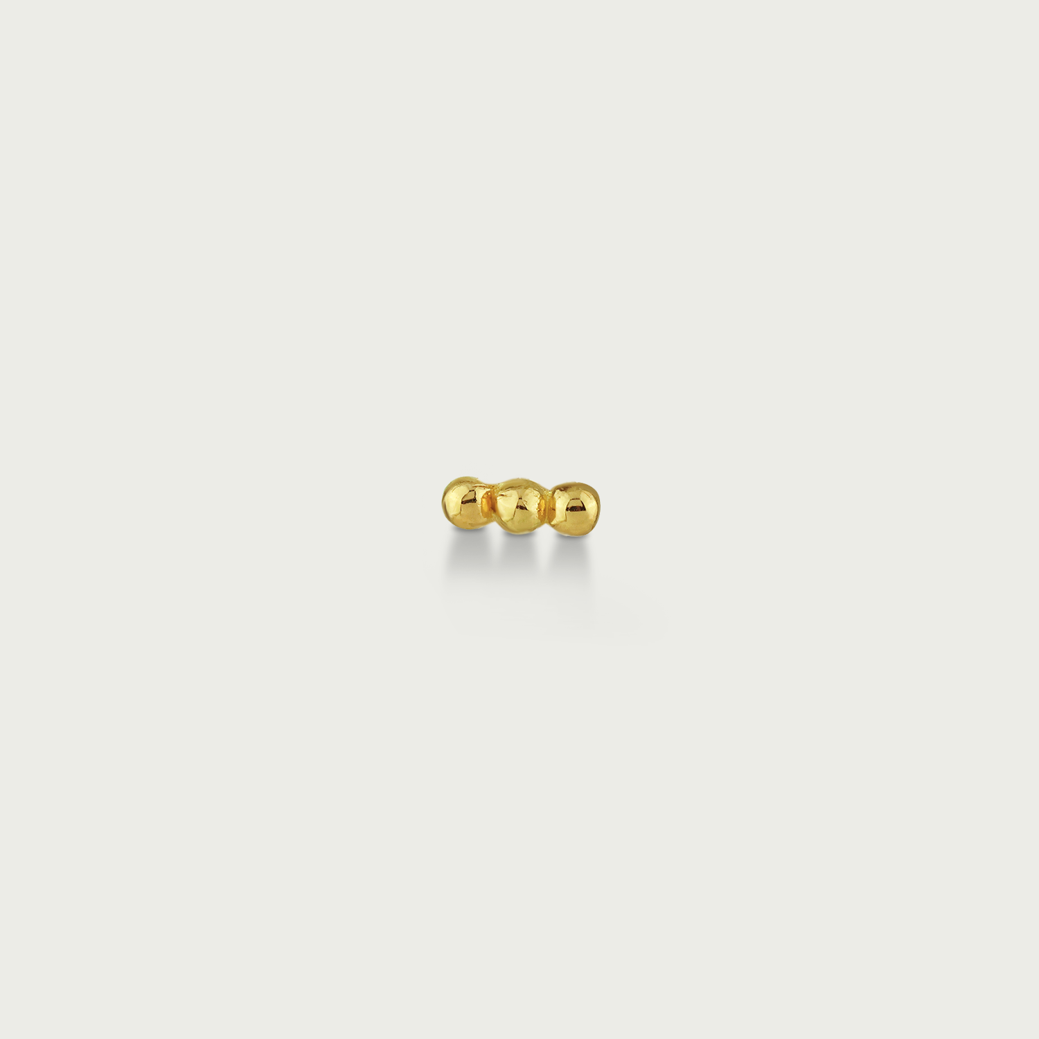 Tiny Bubbles Gold Stud Earrings