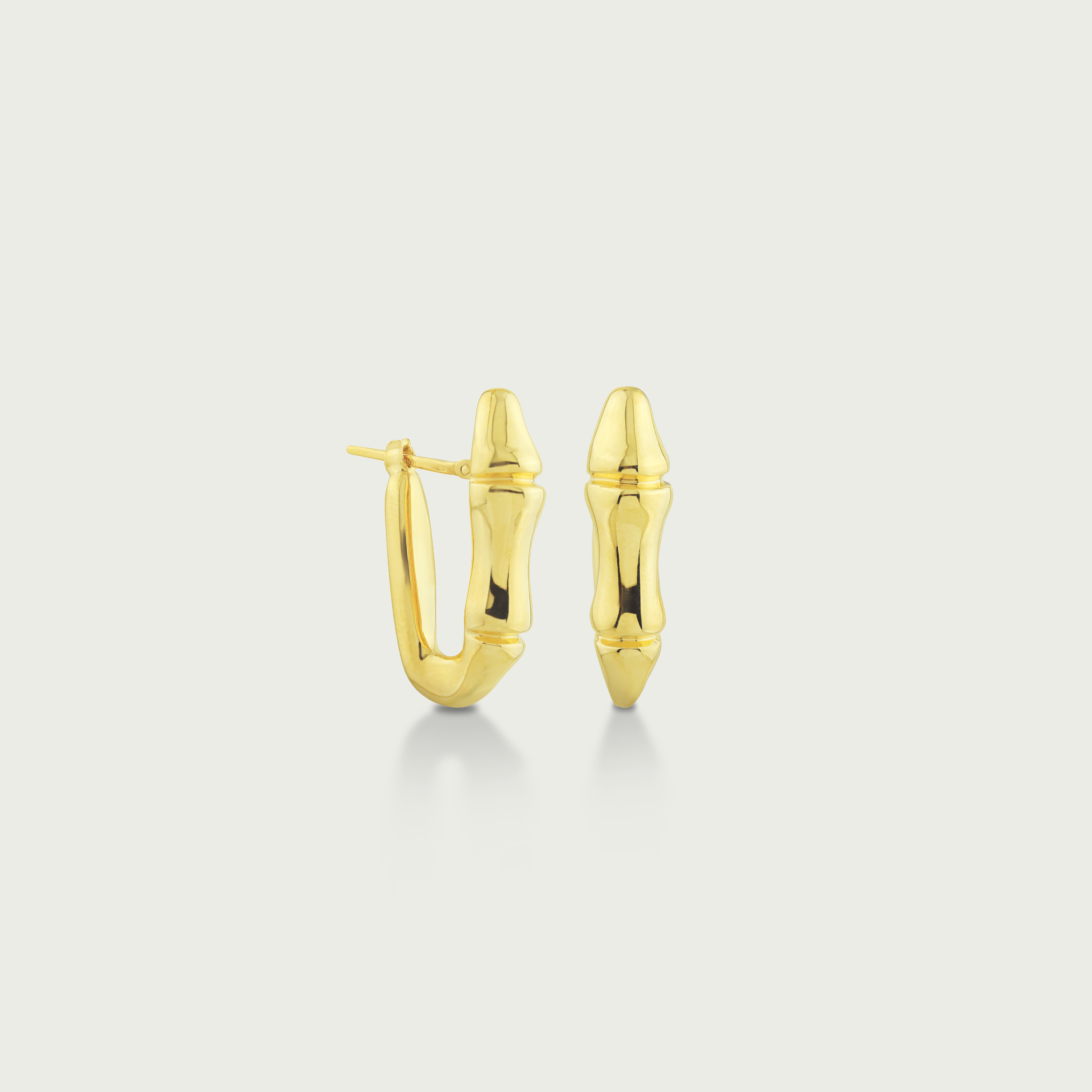 Unexpected Move Gold Hoop Earrings
