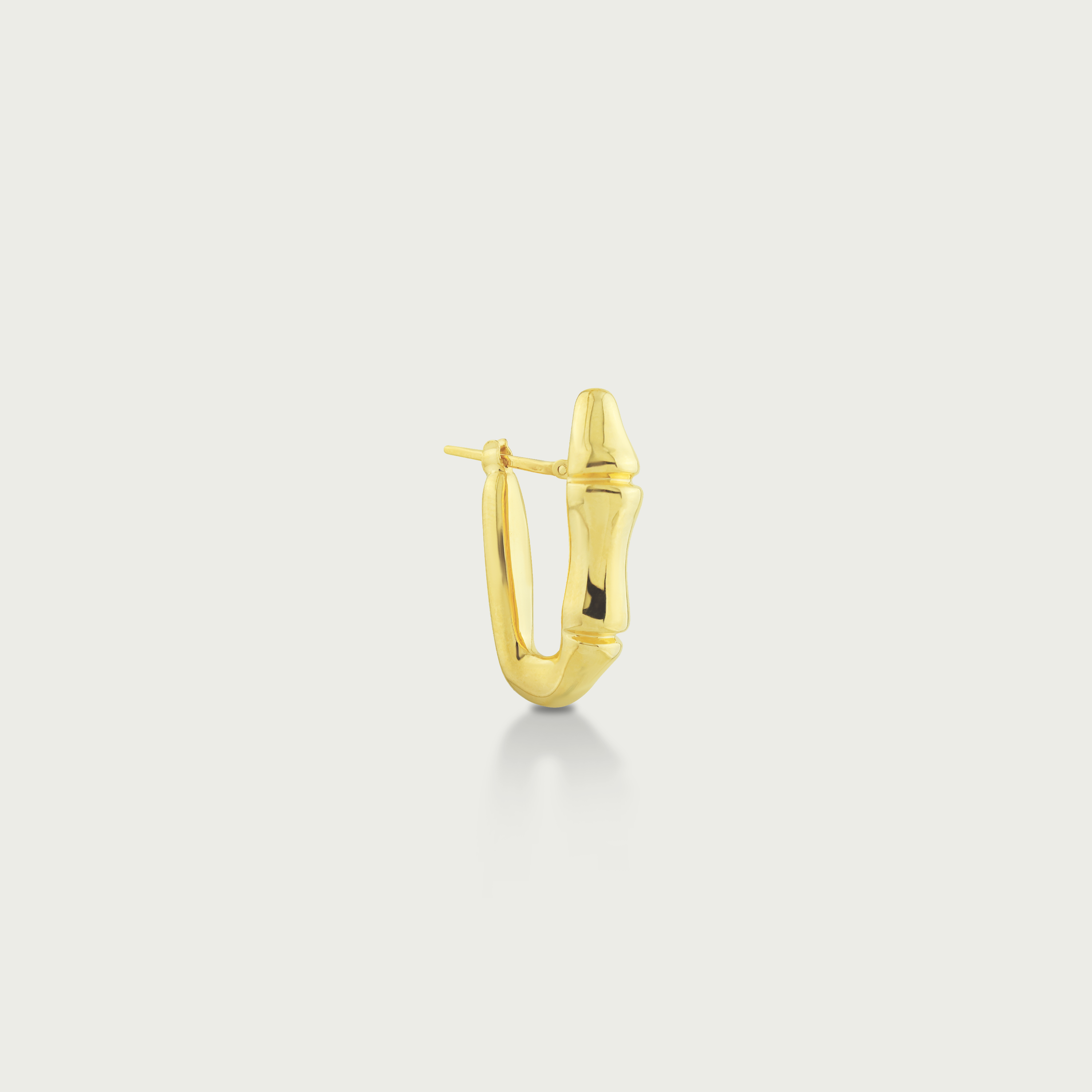 Unexpected Move Gold Hoop Earrings