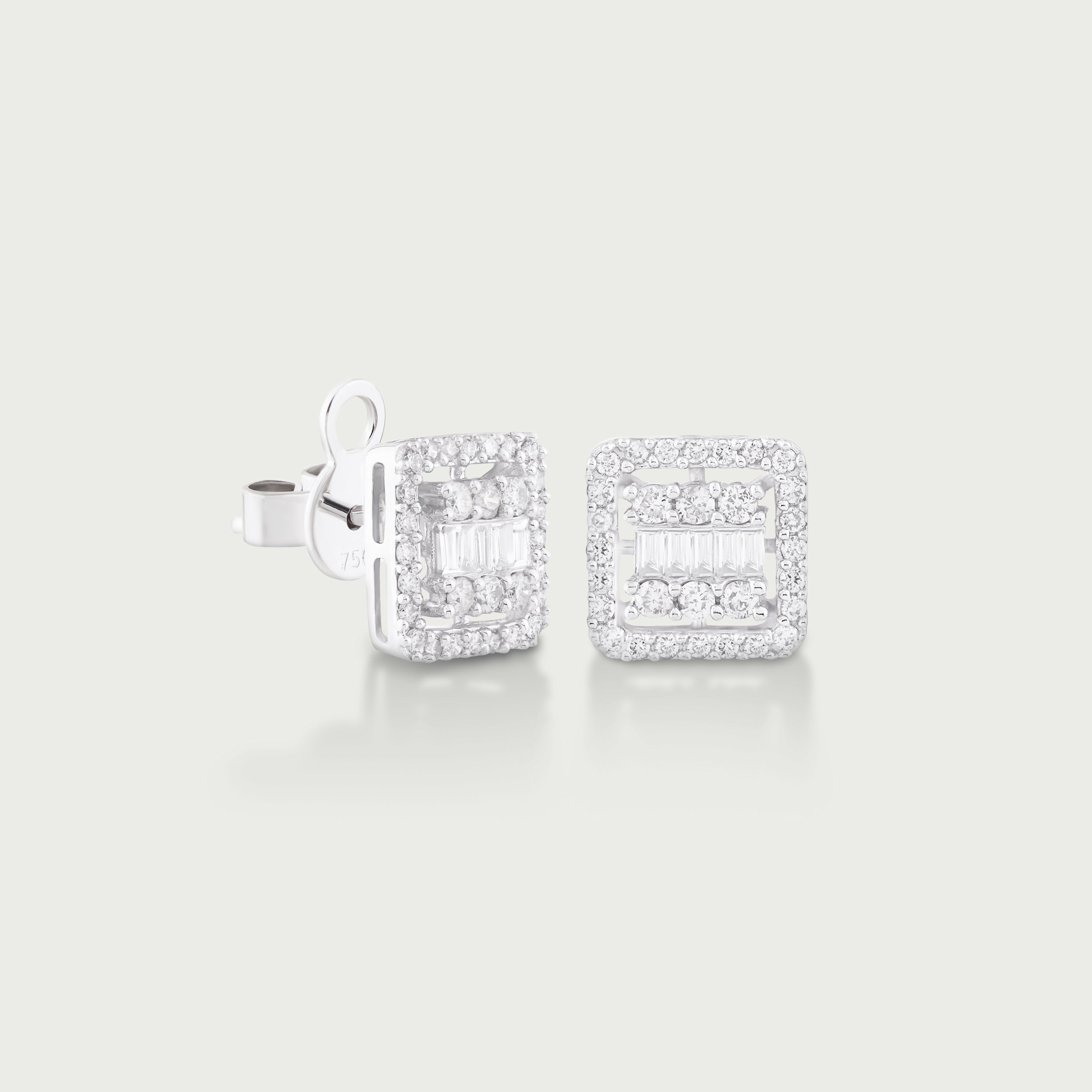 Vowkeeper Diamond Stud Earrings