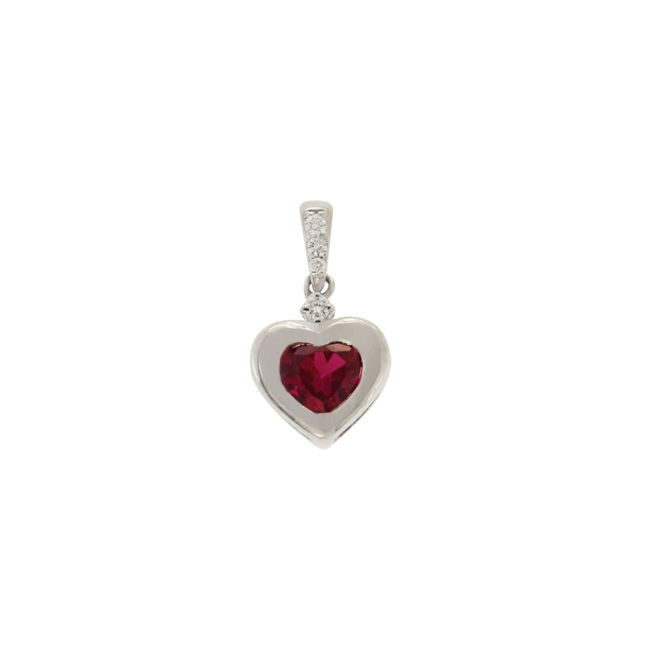Crimson Love Ruby Pendant
