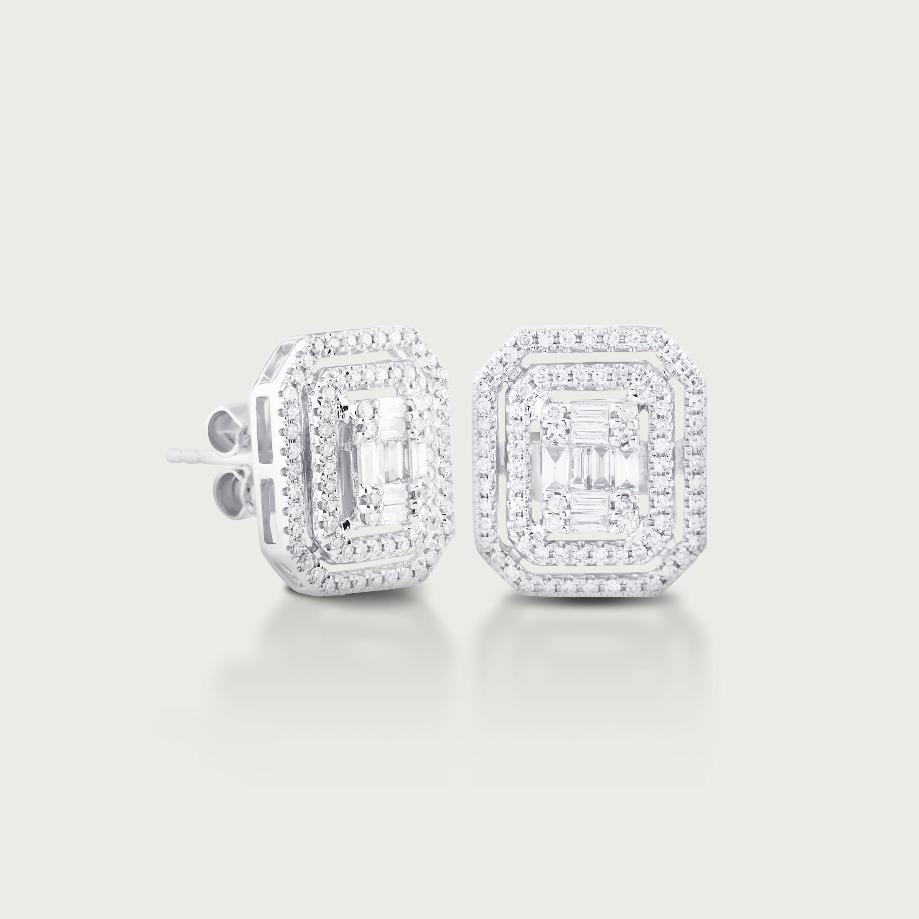 Whispered Vow Diamond Stud Earrings