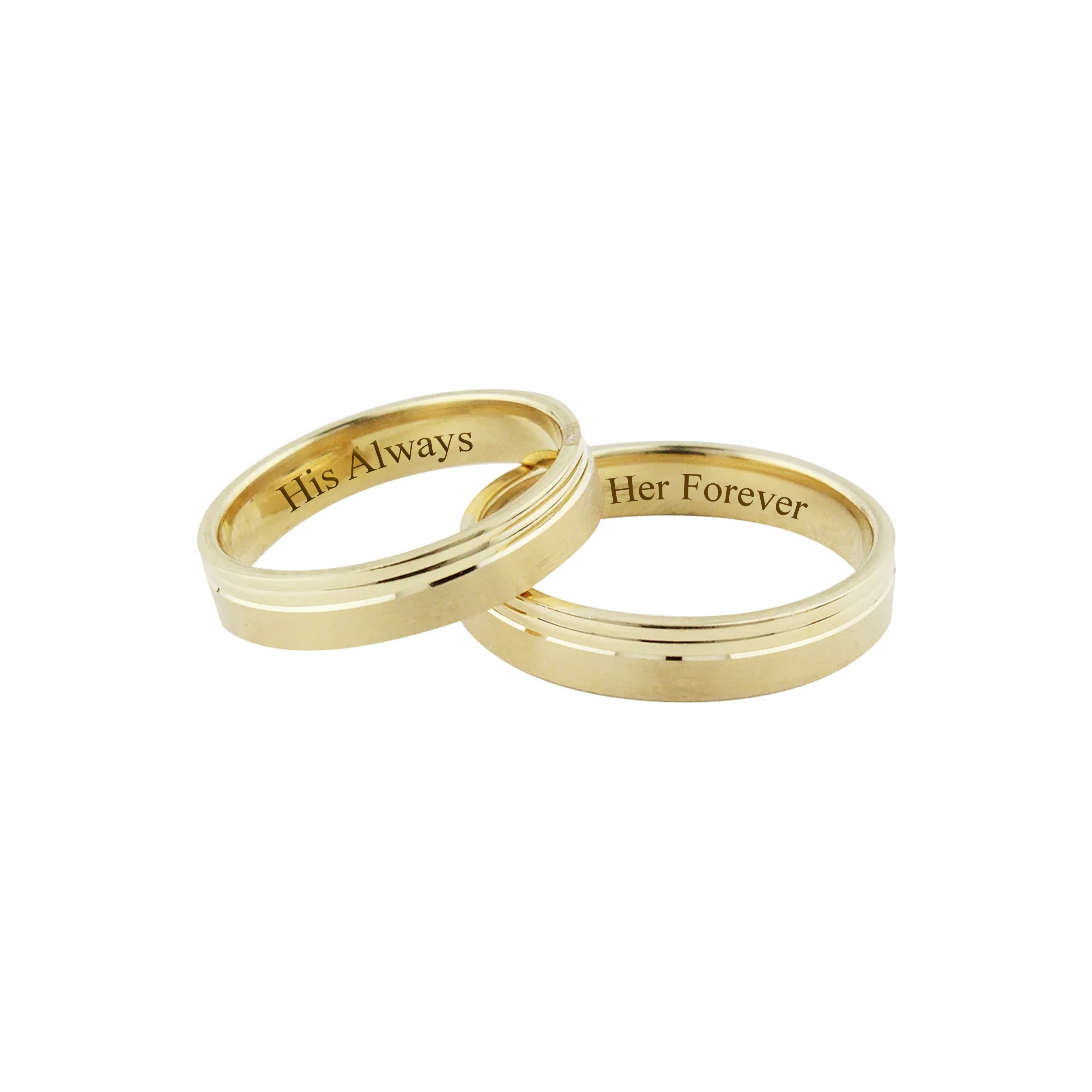 Zeus Gold Wedding Ring