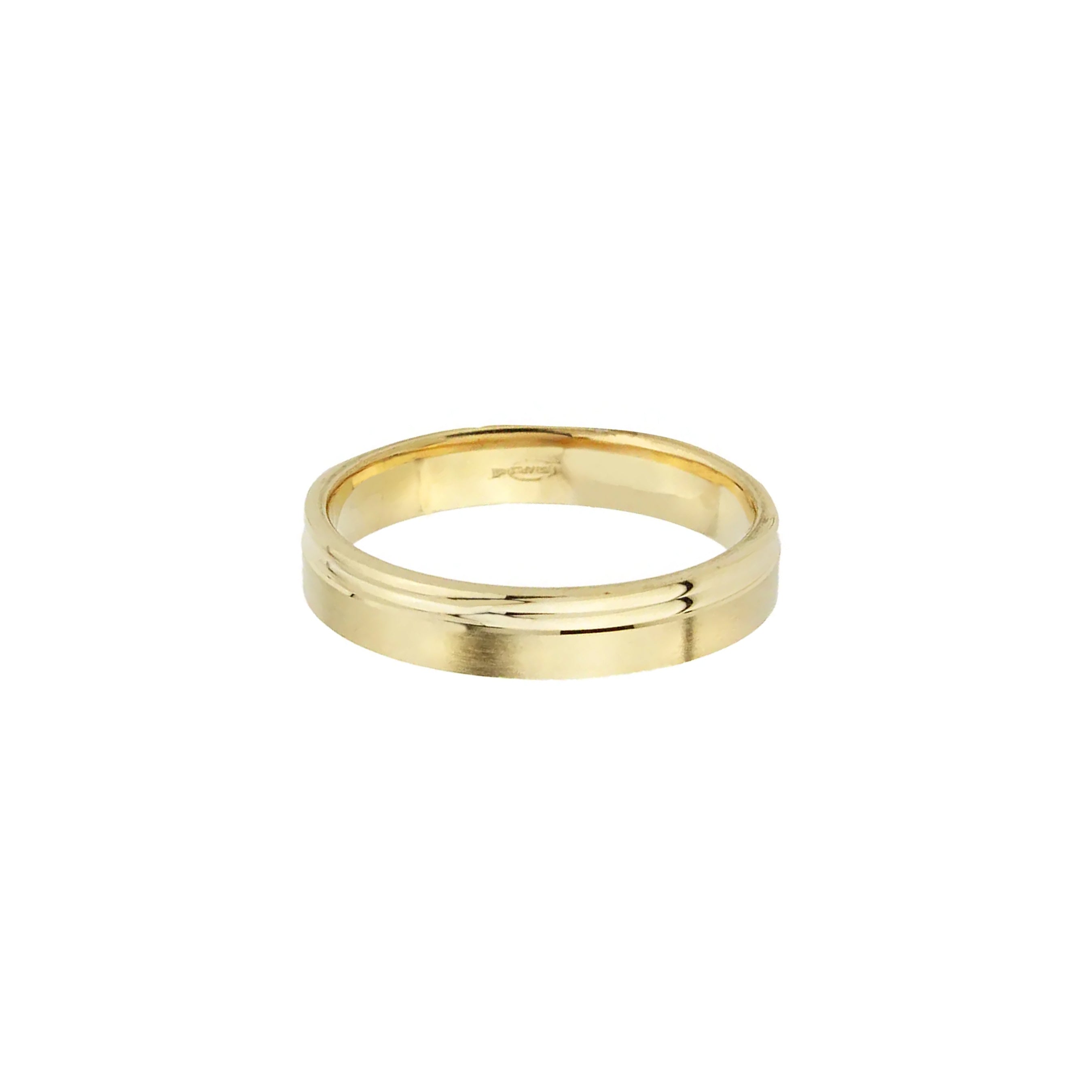 Zeus Gold Wedding Ring