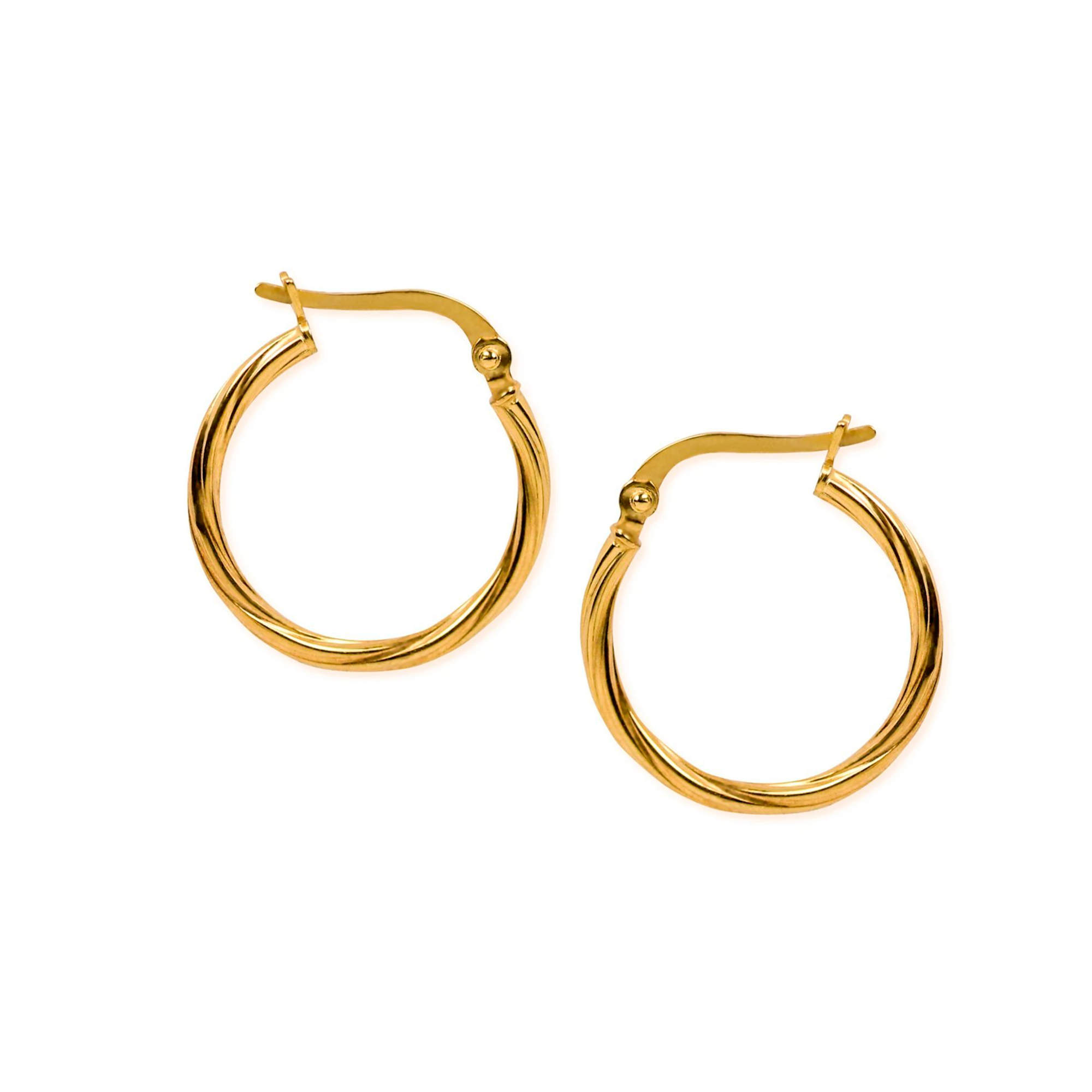 Perfect Loop Gold Hoop Earrings