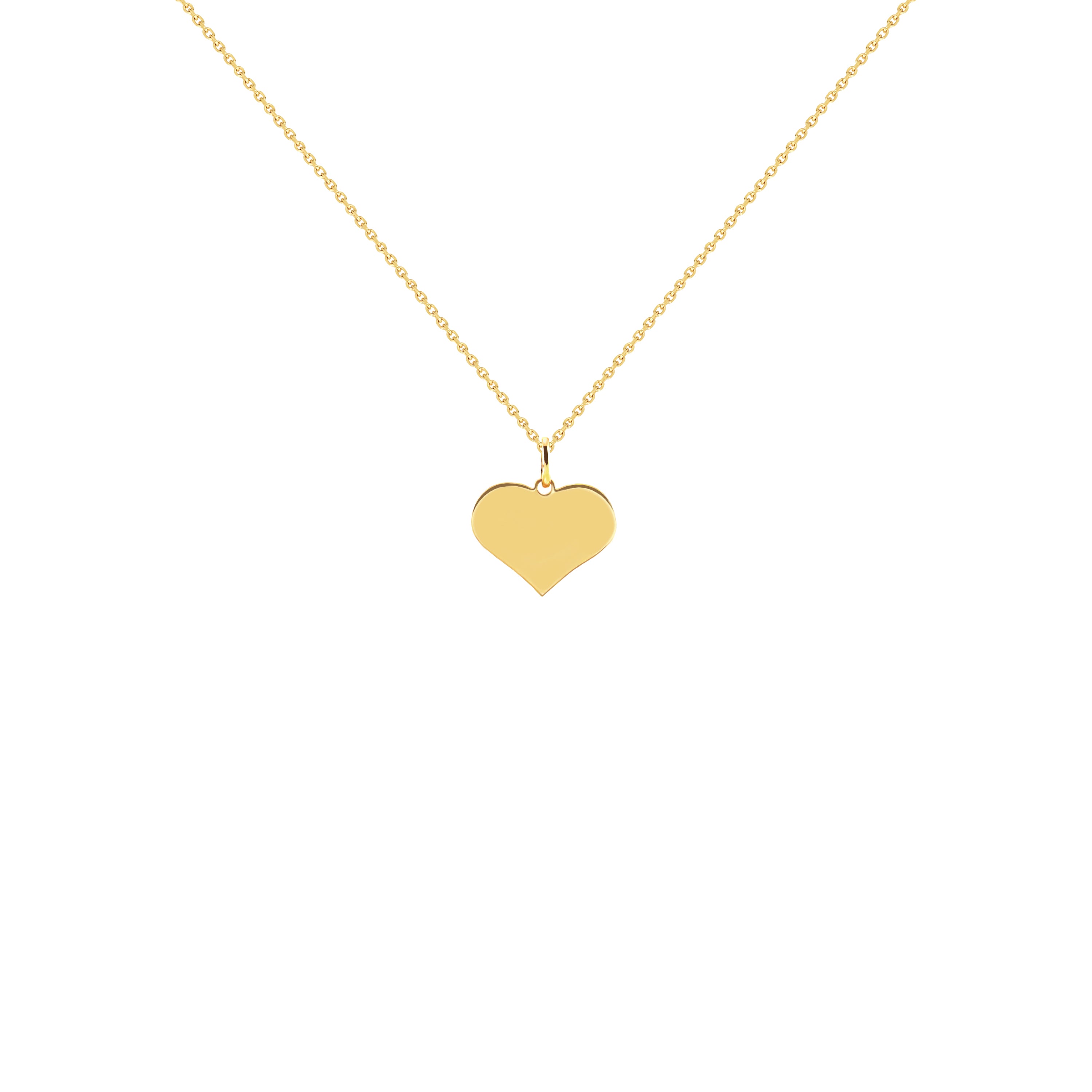 Astrid Yellow Gold Heart Necklace