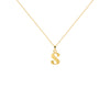 Czarina Classic Initial Necklace in Yellow Gold