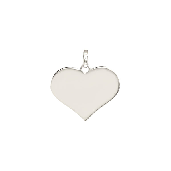 Cherie White Gold Heart Pendant