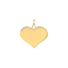 Cherie Yellow Gold Heart Pendant