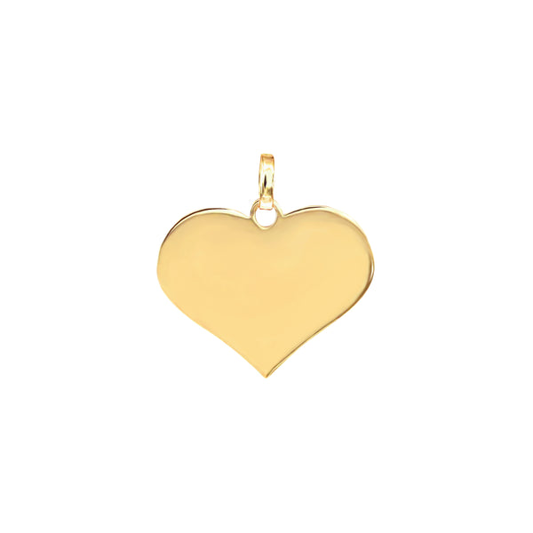 Cherie Yellow Gold Heart Pendant