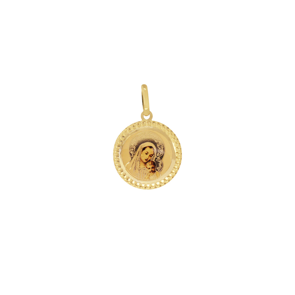 Mama mary 2024 gold pendant