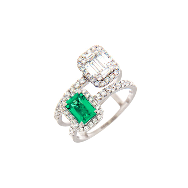 Celestial Emeralds Ring