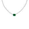 Focus On Me In Emerald Tennis Necklace