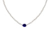Got My Eye On You Sapphire Tennis Necklace