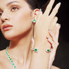 Splendor of Emeralds Bangle