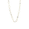 White South Sea Pearl Opera Necklace in 14K Two-Toned Gold