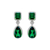 Splendor of Emeralds Drop Earrings