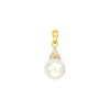 White South Sea Pearl with Diamond Bridal Set