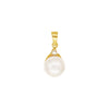 White South Sea Pearl with Diamond Bridal Set