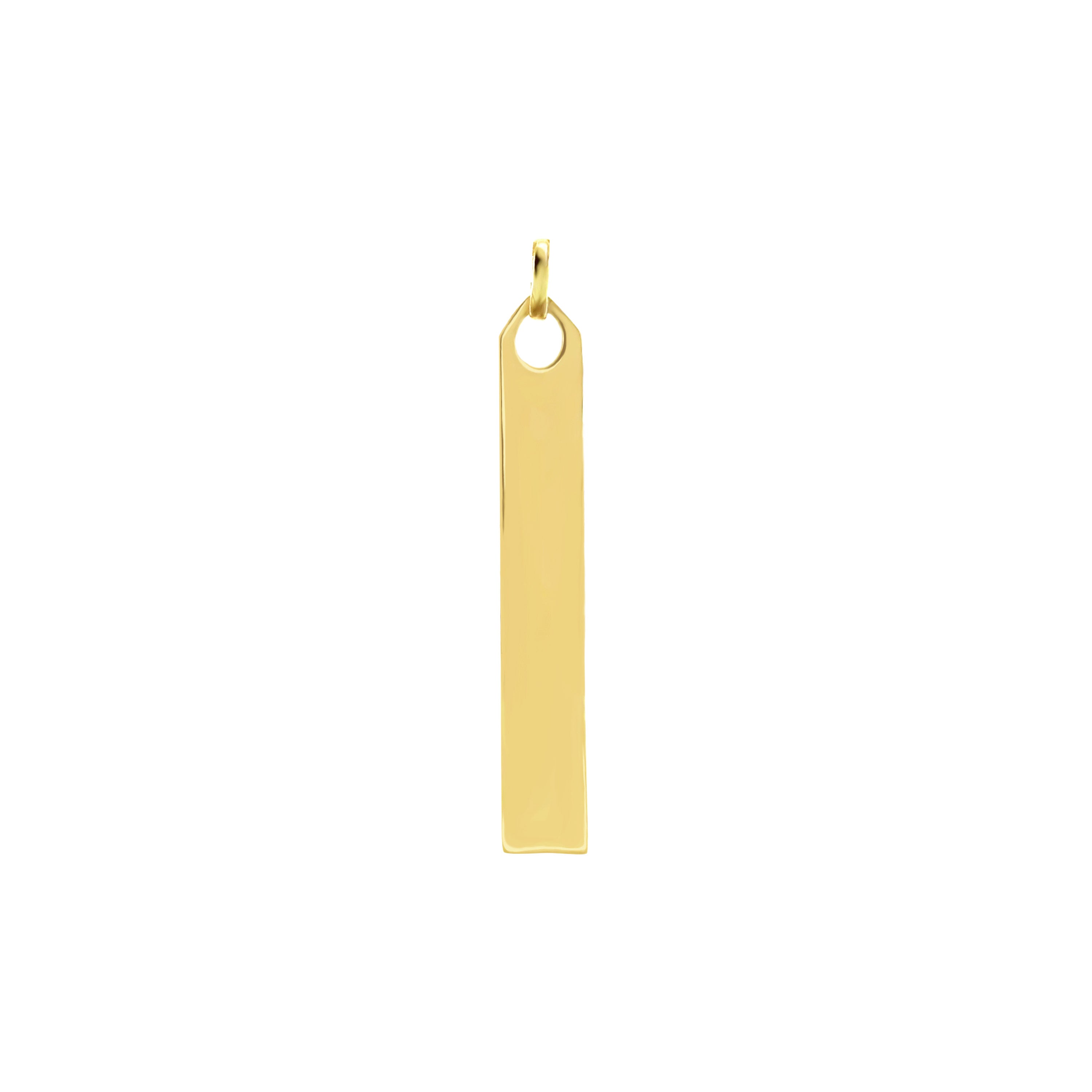 Olivia Yellow Gold Vertical Pendant