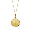 14K Italian Gold Necklace with Saint Benedict Pendant