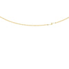 14K Italian Gold Sideway Design Necklace
