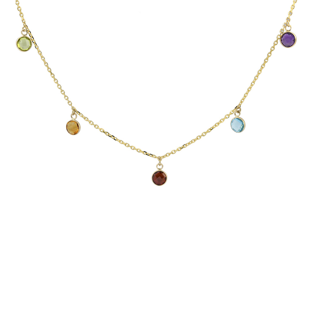 What Dreams are Made of Rainbow Charm Necklace