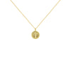 18K Saudi Gold Necklace with St. Benedict Pendant