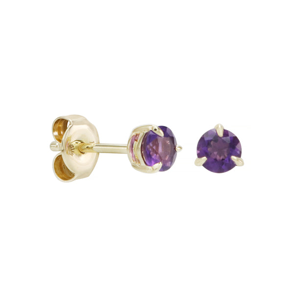 Just Wear 'Em Amethyst Stud Earrings